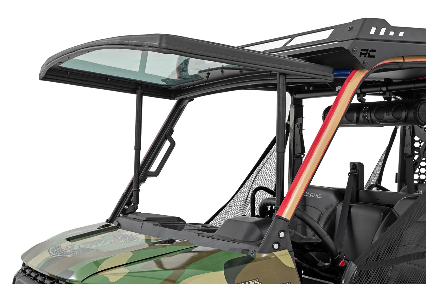 Electric Tilt Windshield | Glass | Formed Frame | Polaris Ranger XP 1000 - Windshields (Image 1 of 6)