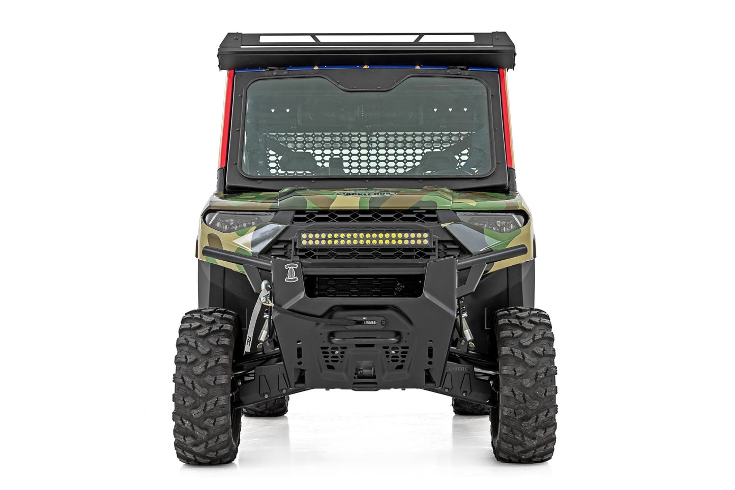 Electric Tilt Windshield | Glass | Formed Frame | Polaris Ranger XP 1000 - Windshields (Image 3 of 6)