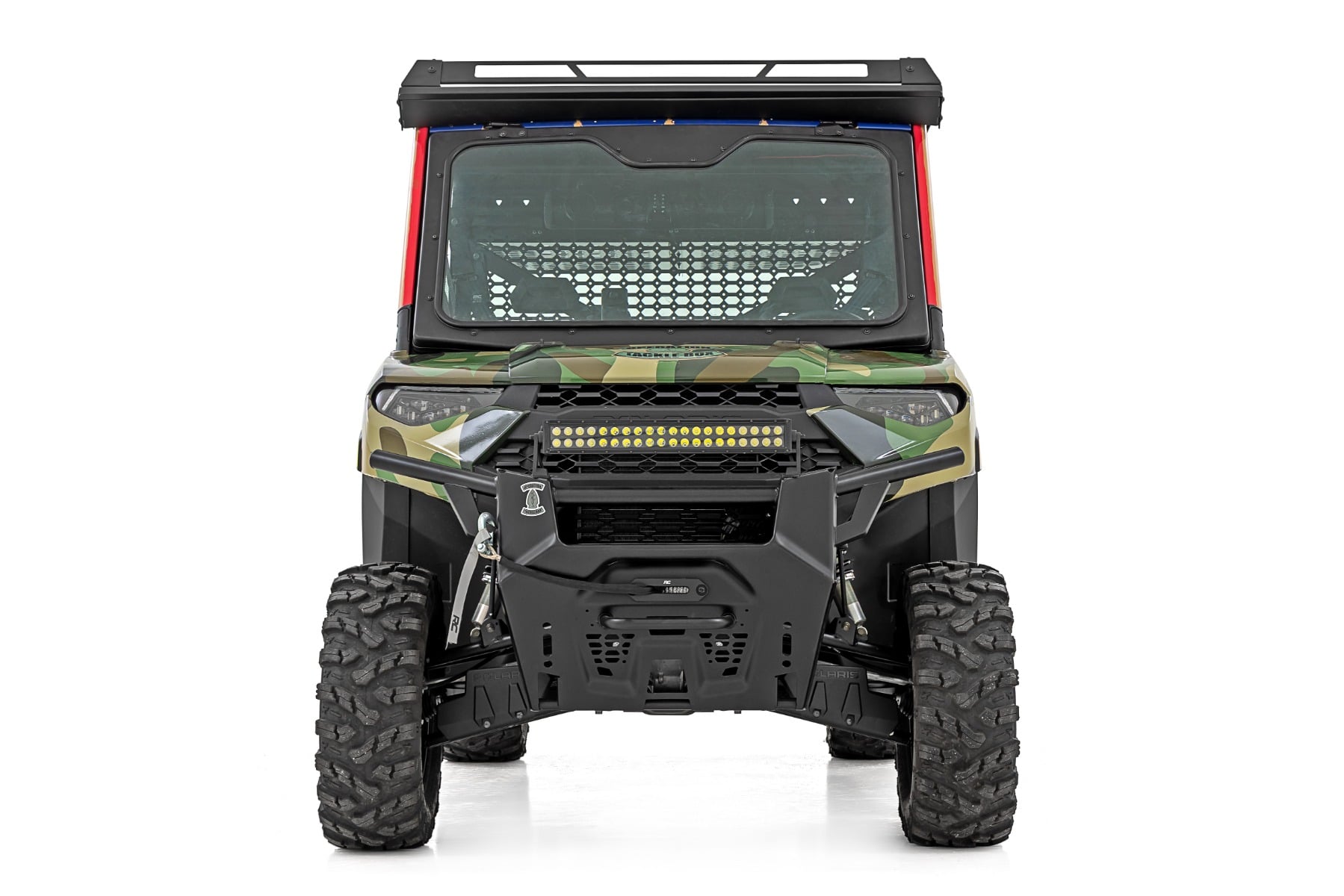 Electric Tilt Windshield | Glass | Formed Frame | Polaris Ranger XP 1000 - Windshields (Image 3 of 6)