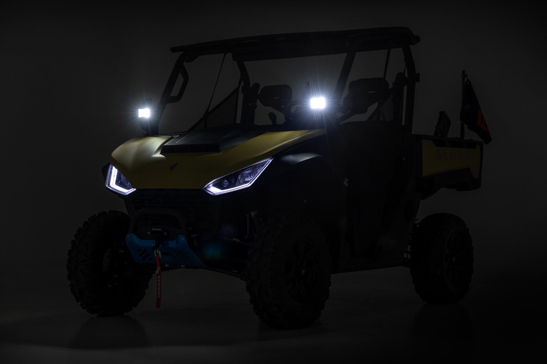 LED Light Kit | Front Mount | 3" Chrome Pair | Wide Angle | Segway 570 F - Lighting & Acc (Image 5 of 6)