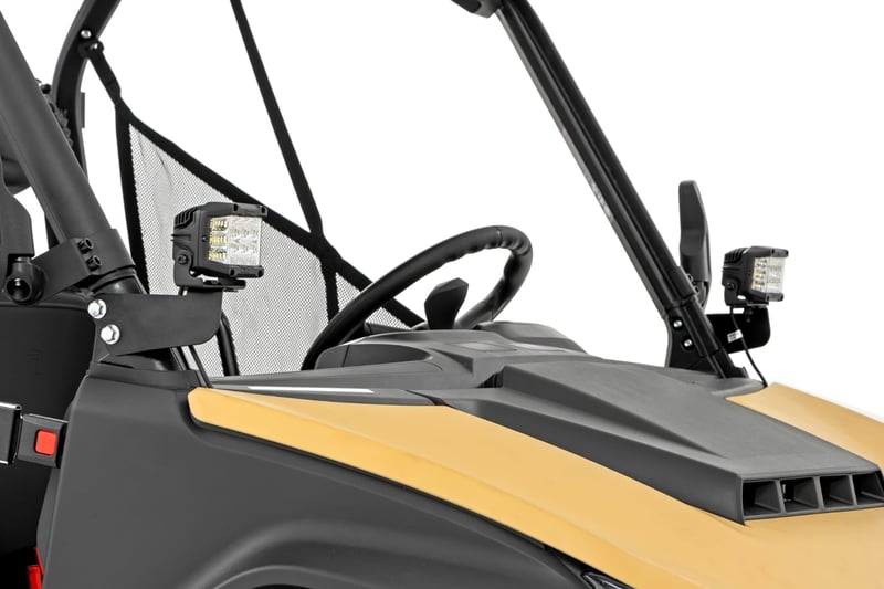 RC LED Light Kit | Front Mount | 3" Chrome Pair | Wide Angle | Segway 570 F (manufacturer page)