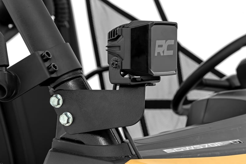 RC LED Light Kit | Front Mount | 3" Chrome Pair | Wide Angle | Segway 570 F (manufacturer page)