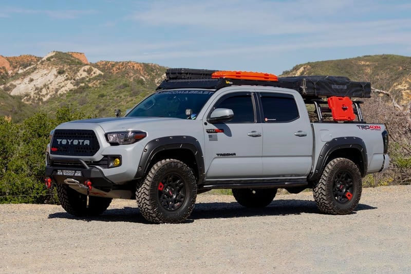 RC Defender Fender Flares | 202 Black Onyx | Toyota Tacoma 2WD/4WD (2016-2023) (manufacturer page)