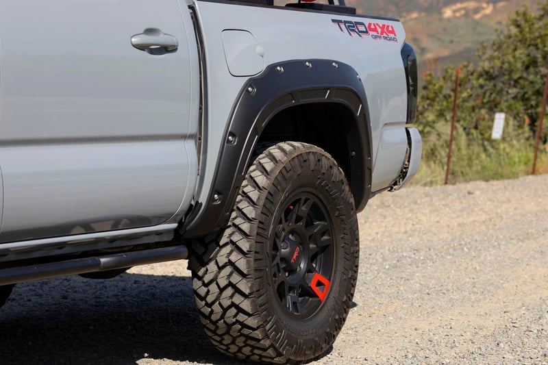 RC Defender Fender Flares | 202 Black Onyx | Toyota Tacoma 2WD/4WD (2016-2023) (manufacturer page)
