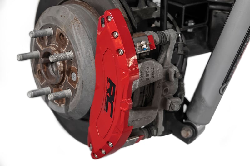 RC Caliper Covers | Rear | Red | Mech Brake | Ford Expedition/F-150/Raptor (manufacturer page)
