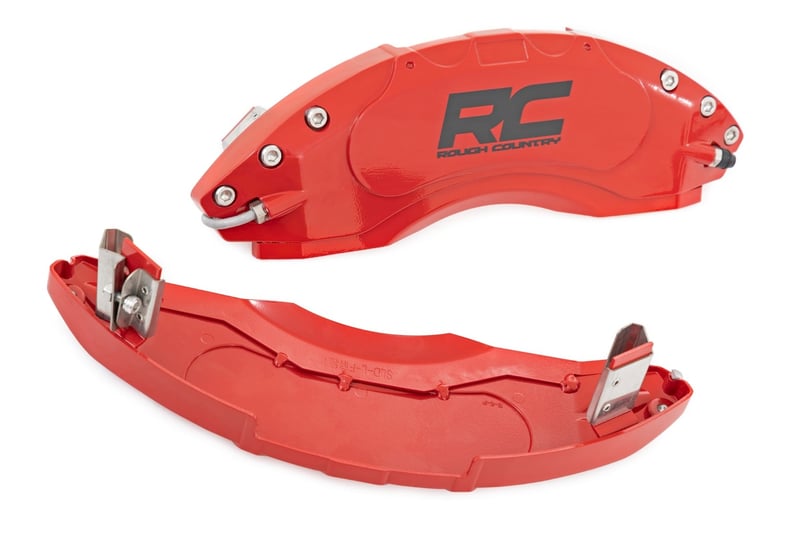 RC Caliper Covers | Rear | Red | Mech Brake | Ford Expedition/F-150/Raptor (manufacturer page)