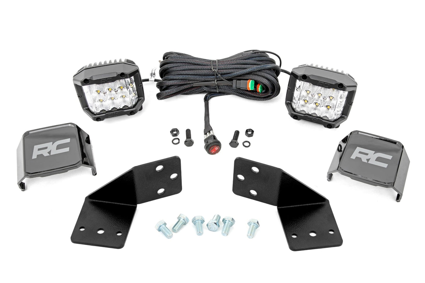 LED Light Kit | Rear Mount | 3" Chrome Pair | Wide Angle | CFMOTO UFORCE 1000 - Lighting & Acc (Image 1 of 6)