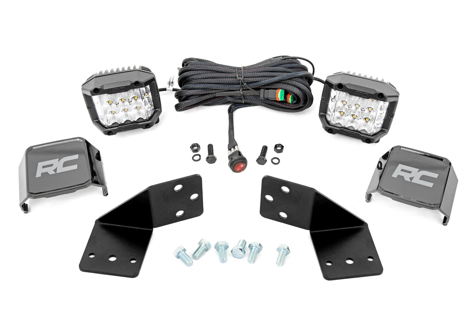 LED Light Kit | Rear Mount | 3" Chrome Pair | Wide Angle | CFMOTO UFORCE 1000 - Lighting & Acc (Image 1 of 6)