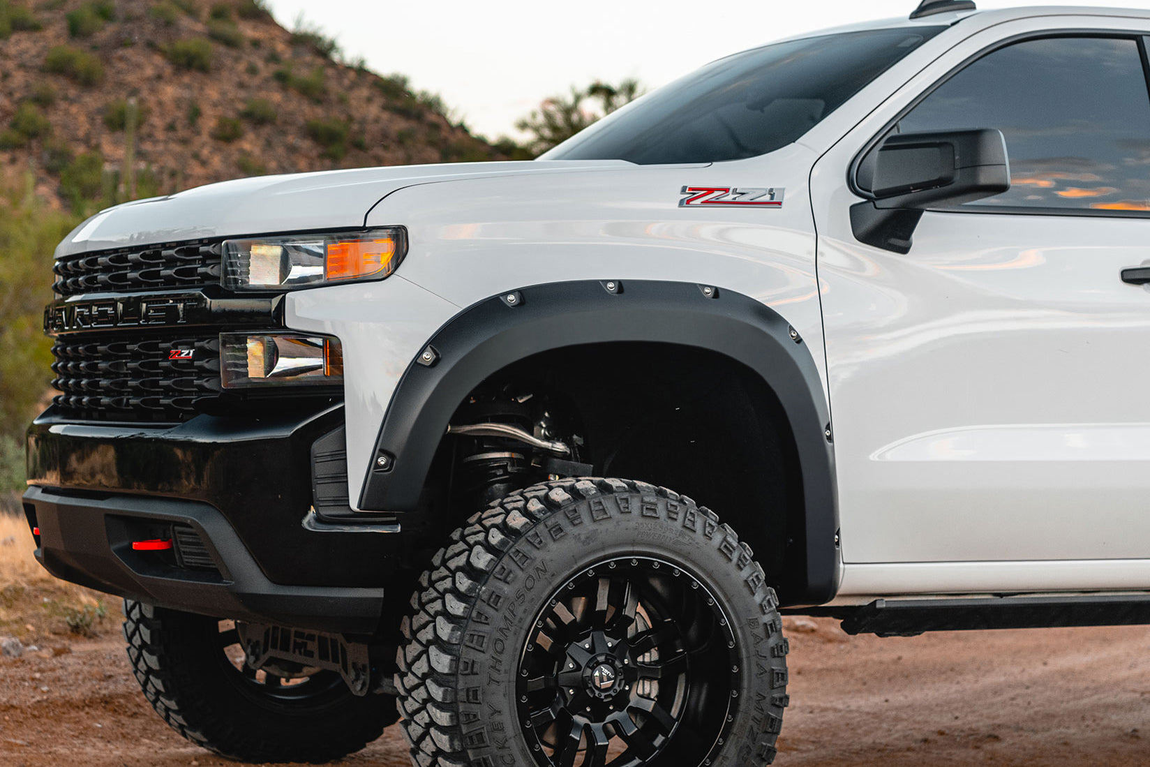 Pocket Fender Flares | GPA Graphite | Chevy Silverado 1500 2WD/4WD (22-26) - Fender Flares (Image 3 of 5)