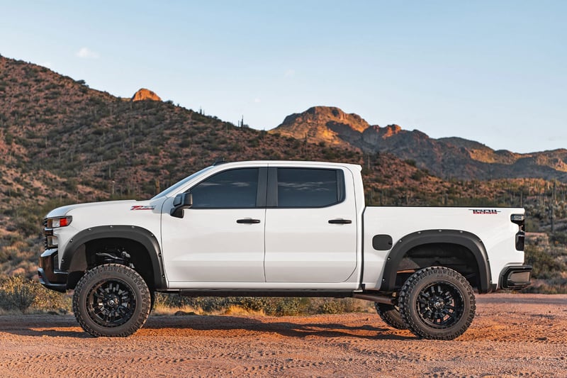 RC Pocket Fender Flares | GNO Slate Gray | Chevy Silverado 1500 2WD/4WD (22-26) (manufacturer page)