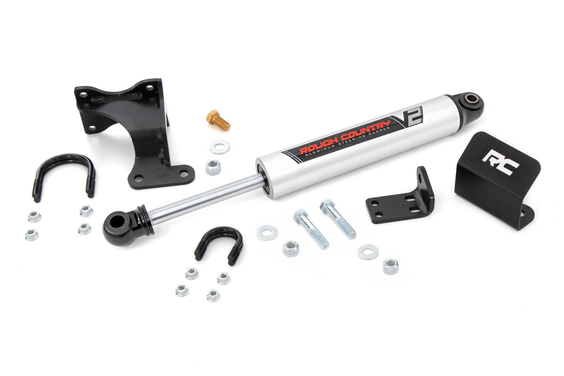 V2 Steering Stabilizer | Axle Bracket | 2-8 Inch Lift | Jeep Wrangler JK/Wrangler Unlimited (07-18) - Vertex Shocks