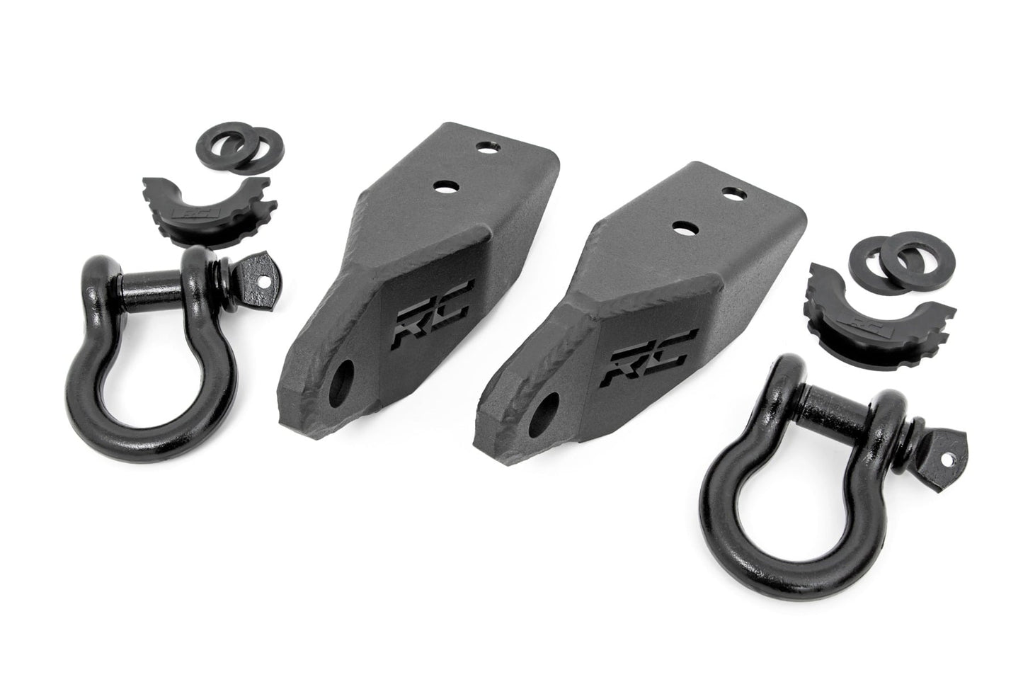 Tow Hook Brackets | D-Ring Combo | Toyota Tundra 2WD/4WD (2007-2021) - Winches & Acc (Image 1 of 6)