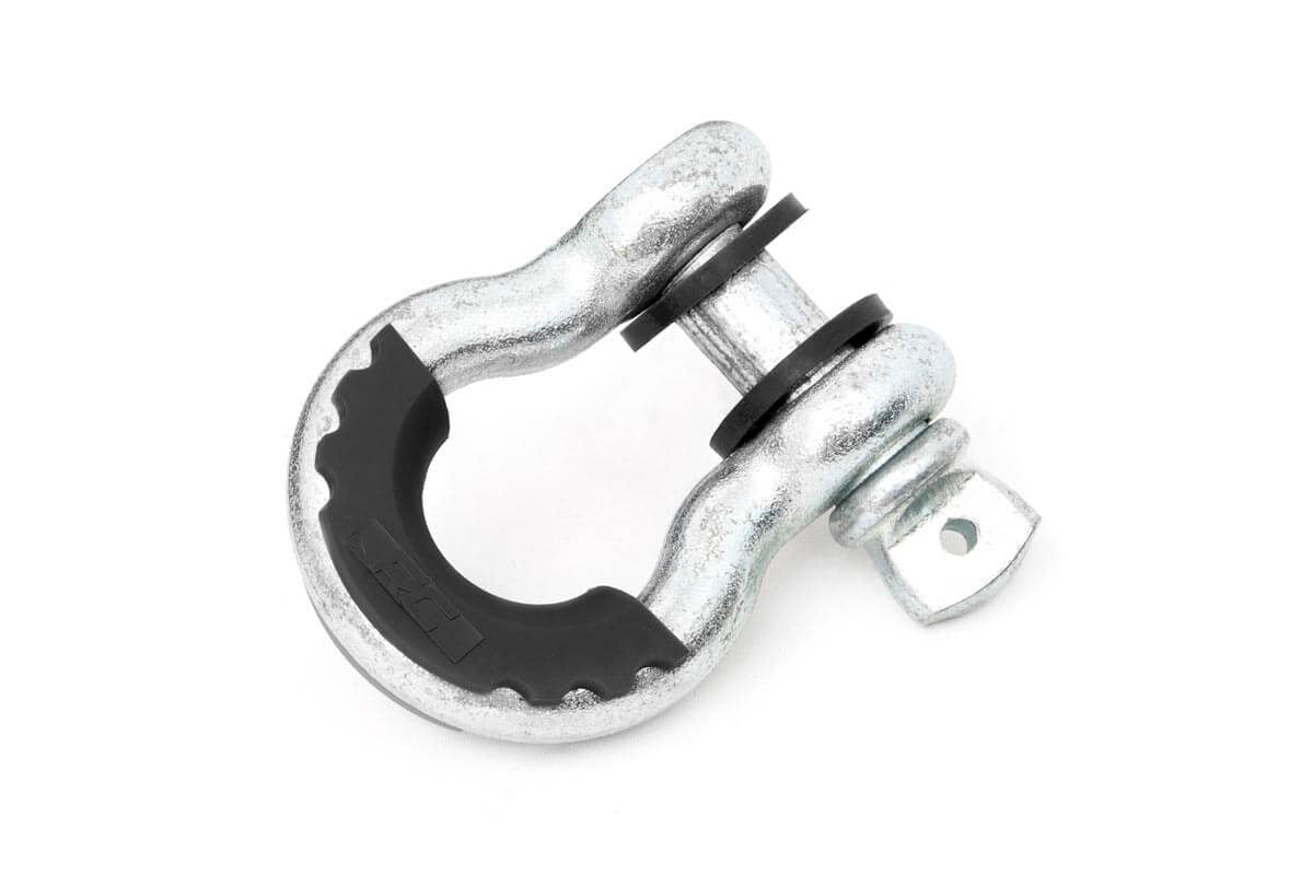 D-Ring Isolator Kit | Pair | Black - Winches & Acc (Image 2 of 2)
