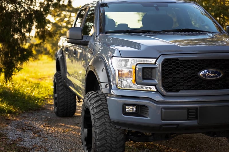 RC Defender Fender Flares | J7 Magnetic Gray | Ford F-150 2WD/4WD (2015-2020) (manufacturer page)