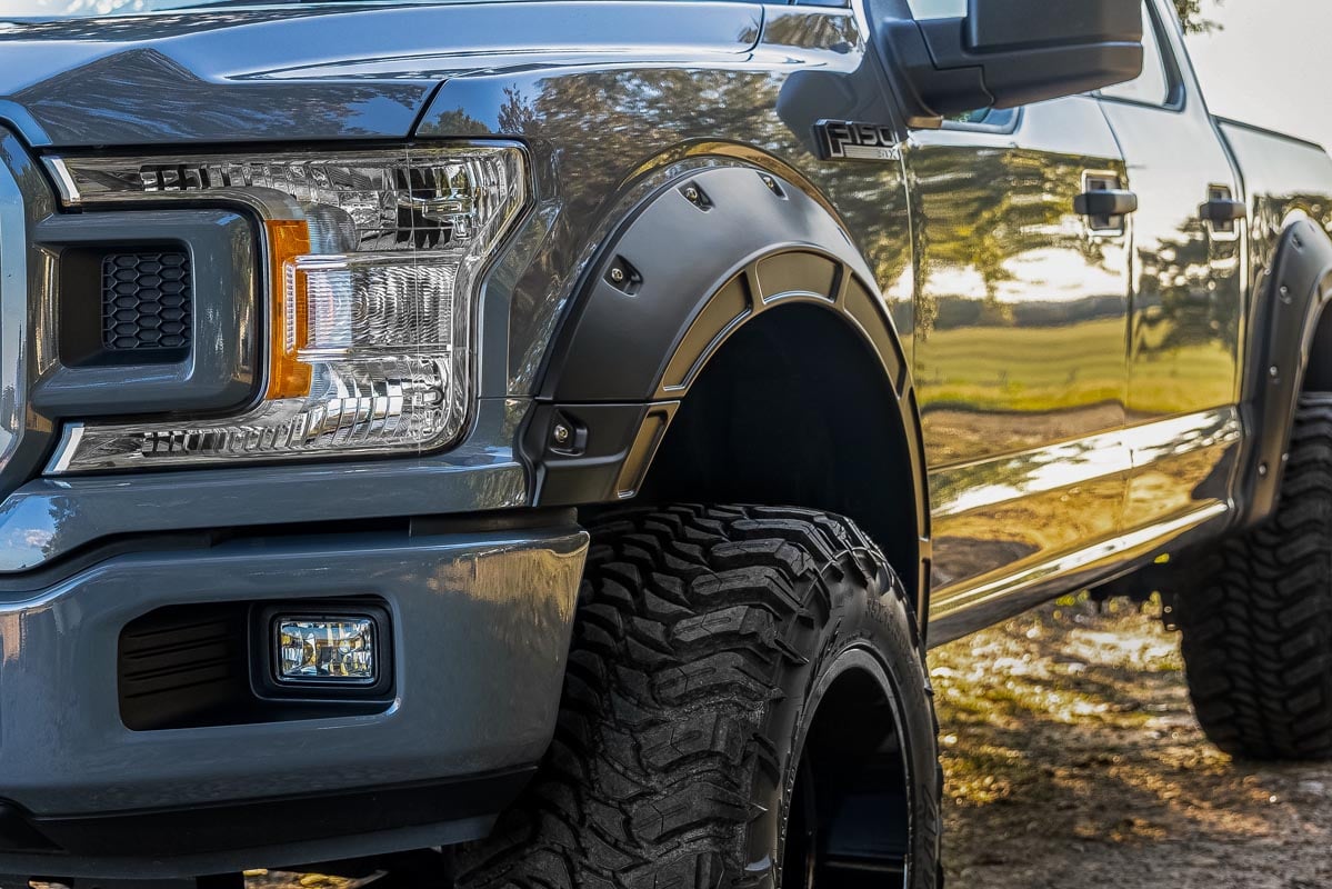 RC Defender Fender Flares | J7 Magnetic Gray | Ford F-150 2WD/4WD (2015-2020) (manufacturer page)