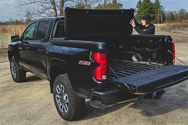 RC Soft Tri-Fold Bed Cover | 5'10" Bed | Chevy/GMC Sierra 1500 (19-26)/Silverado 1500 (19-26) (manufacturer page)