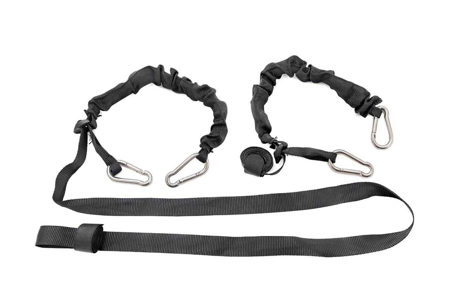 Elastic Straps | Carabiner Ends | 1" X 6' | Pair - Other Finished Goods (Image 1 of 2)