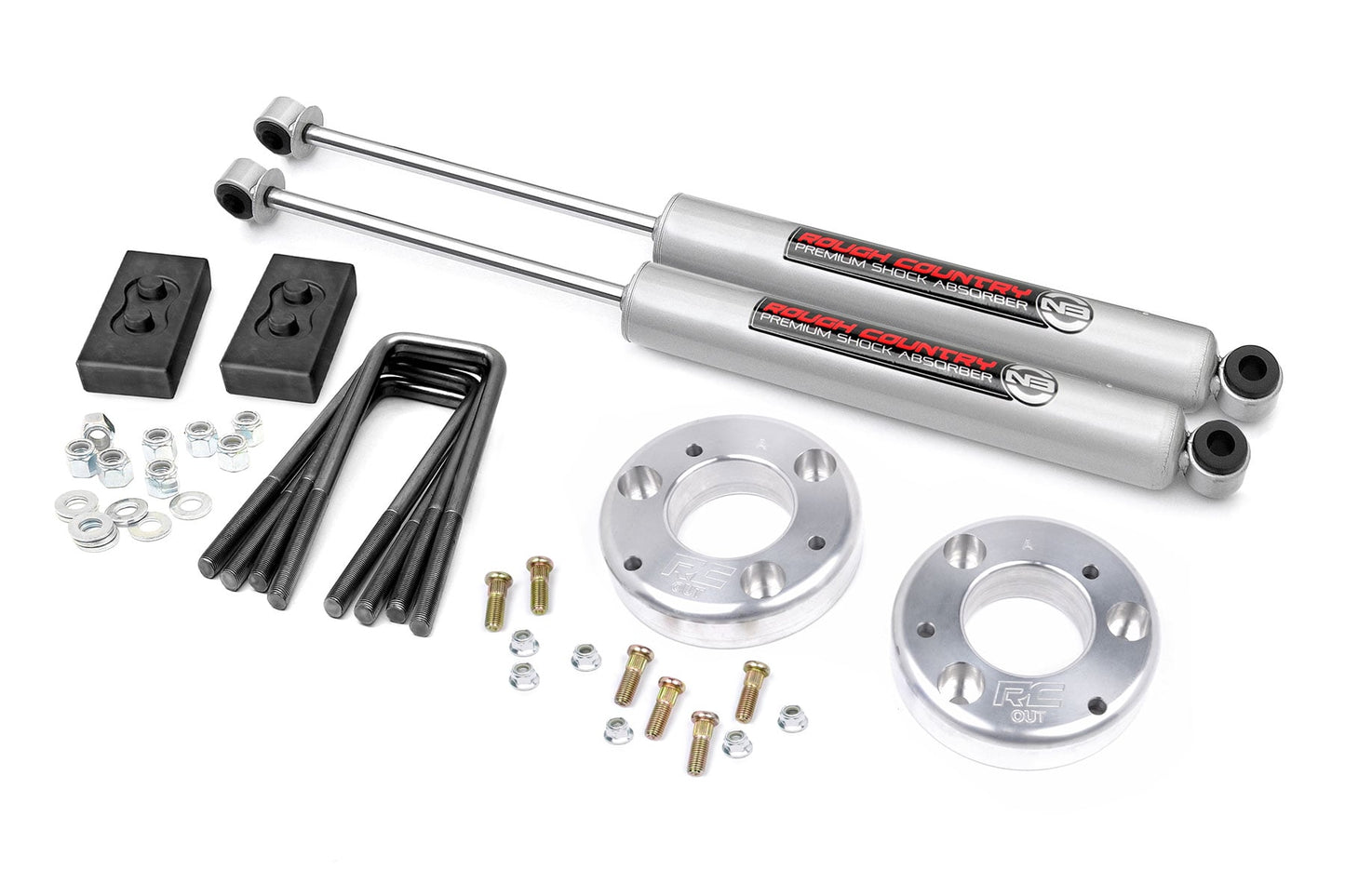 RC 2 Inch Lift Kit | Alum Spacer | Ford F-150 2WD/4WD (2014-2020) (manufacturer page)