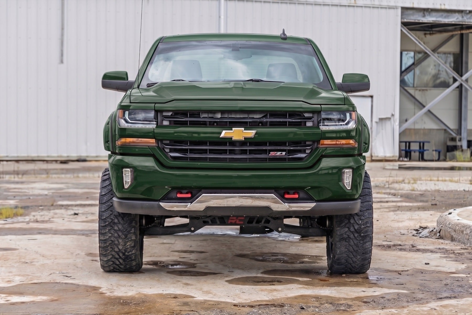 Pocket Fender Flares | 6'7" & 8' Bed | G7J Rainforest Green | Chevy Silverado 1500 (14-18)/2500HD - Fender Flares (Image 6 of 6)
