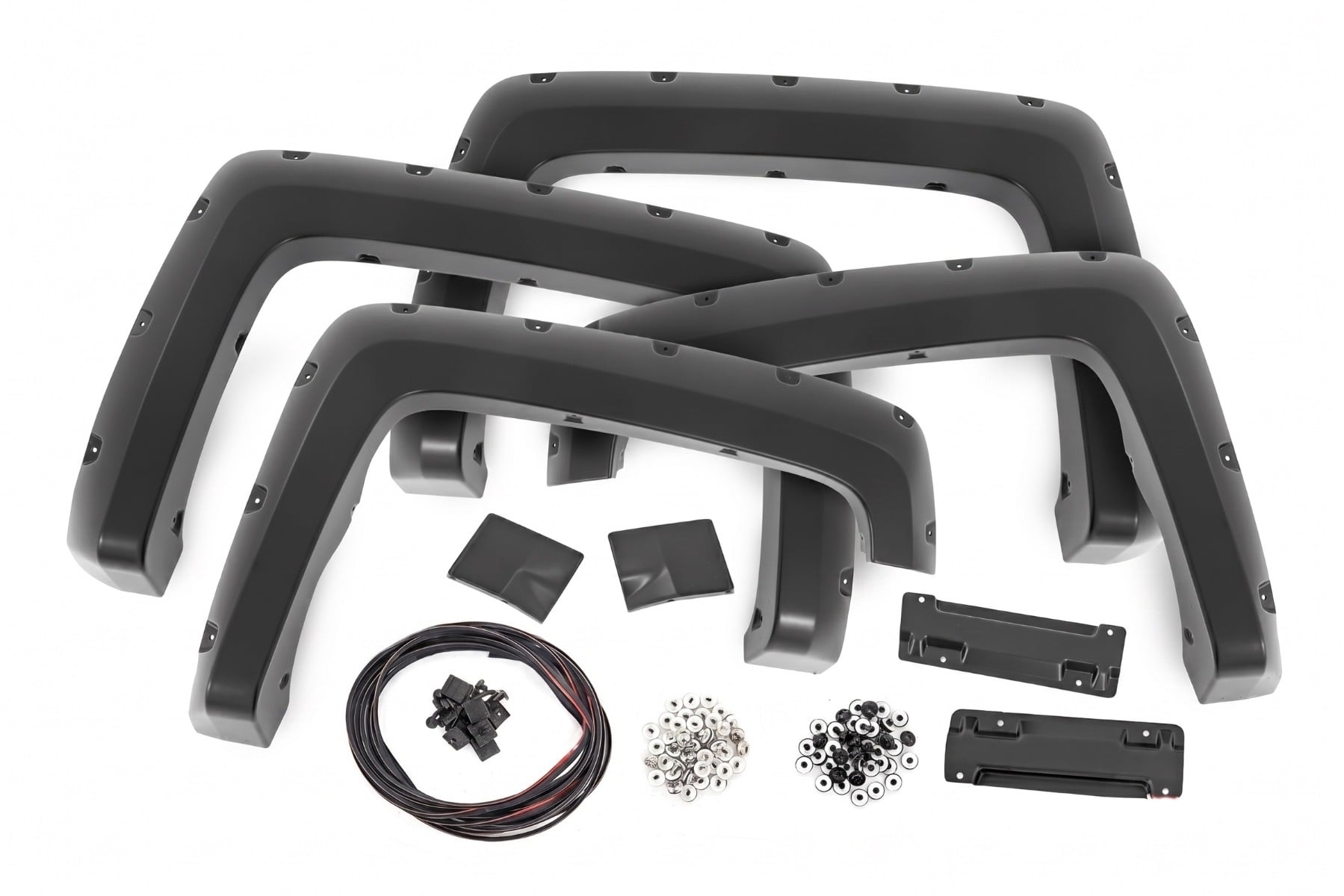 Pocket Fender Flares | 6'7" & 8' Bed | GPA Graphite | Chevy Silverado 1500 (14-18)/2500HD - Fender Flares (Image 3 of 6)