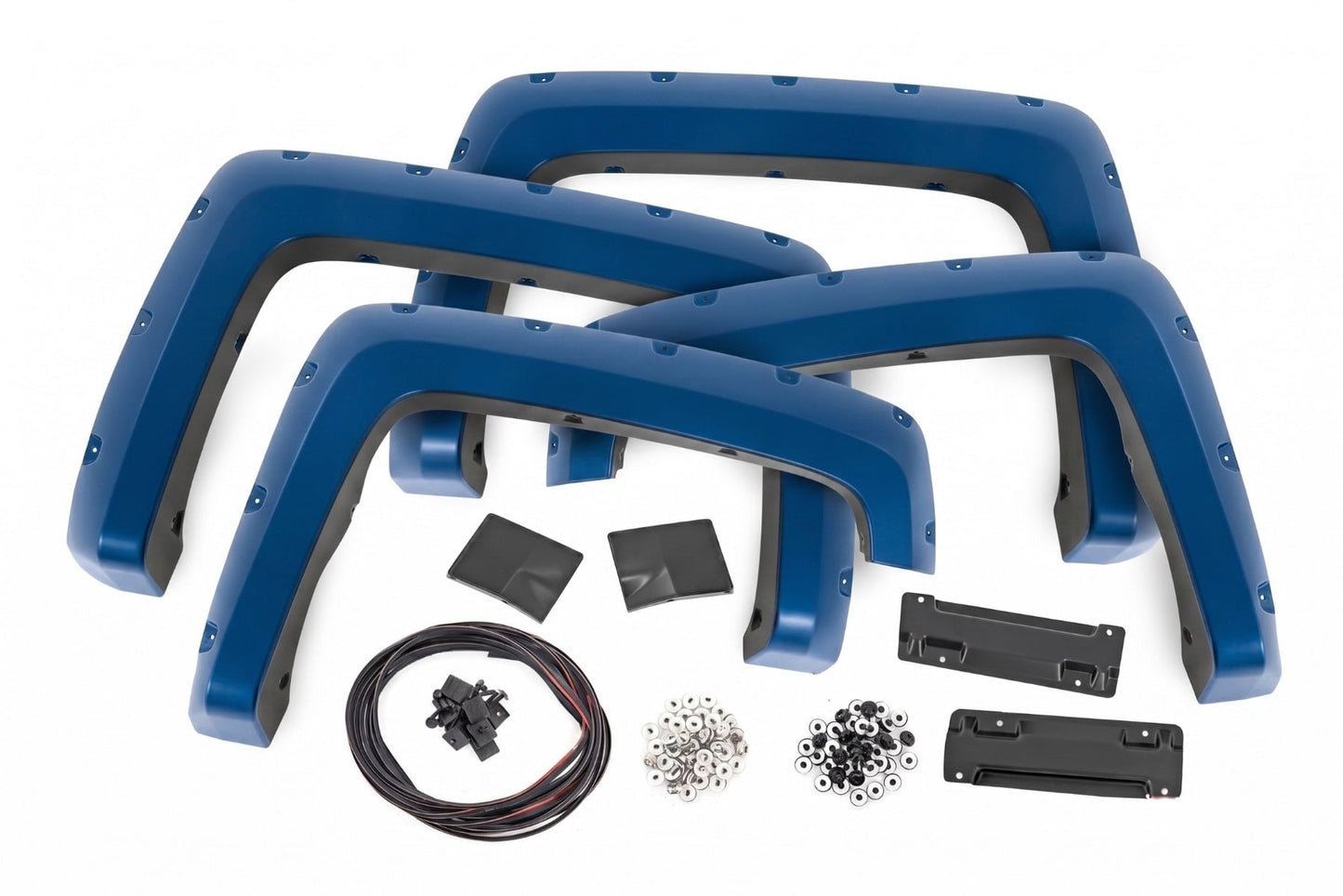 Pocket Fender Flares | 6'7" & 8' Bed | GA0 Northsky Blue | Chevy Silverado 1500 (14-18)/2500HD - Fender Flares (Image 3 of 6)