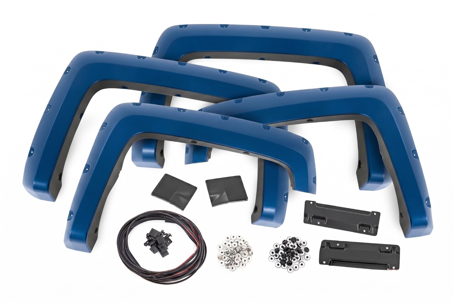 Pocket Fender Flares | 6'7" & 8' Bed | GA0 Northsky Blue | Chevy Silverado 1500 (14-18)/2500HD - Fender Flares (Image 3 of 6)