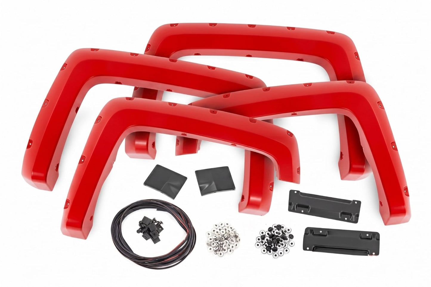 Pocket Fender Flares | 6'7" & 8' Bed | G7C Red Hot | Chevy Silverado 1500 (14-18)/2500HD - Fender Flares (Image 3 of 6)
