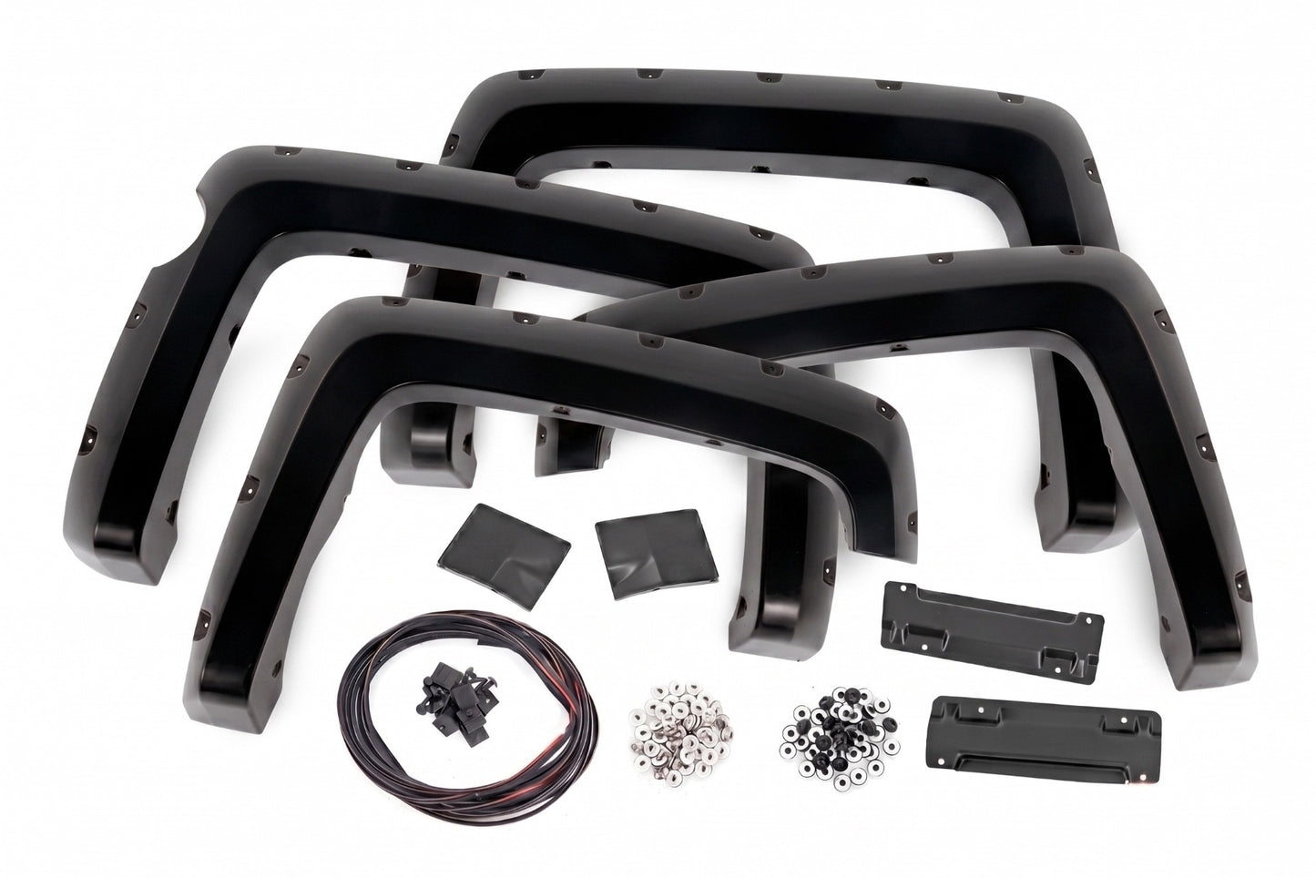 Pocket Fender Flares | 5'9" Bed | GBA Black | Chevy Silverado 1500 (14-18 & Classic) - Fender Flares (Image 3 of 6)