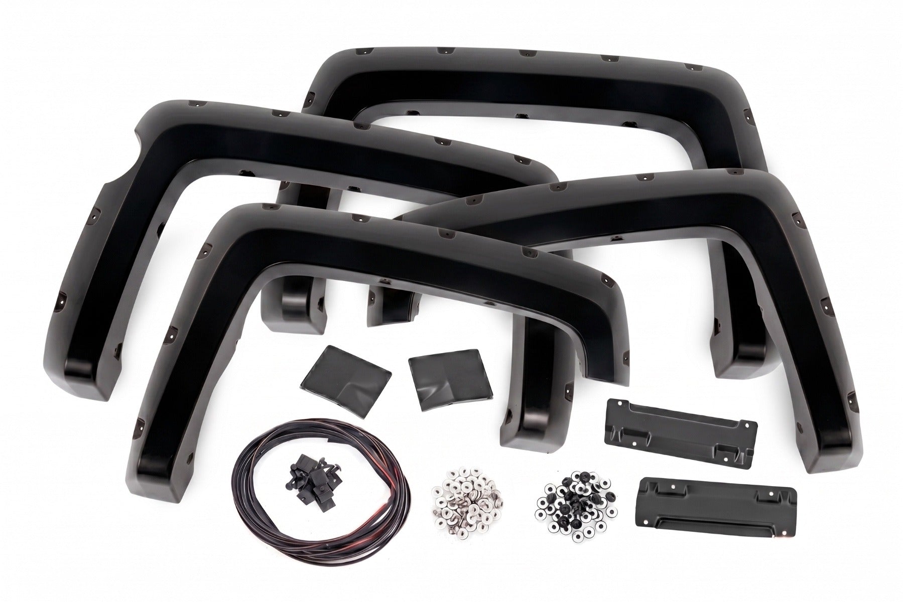 Pocket Fender Flares | 5'9" Bed | GBA Black | Chevy Silverado 1500 (14-18 & Classic) - Fender Flares (Image 3 of 6)