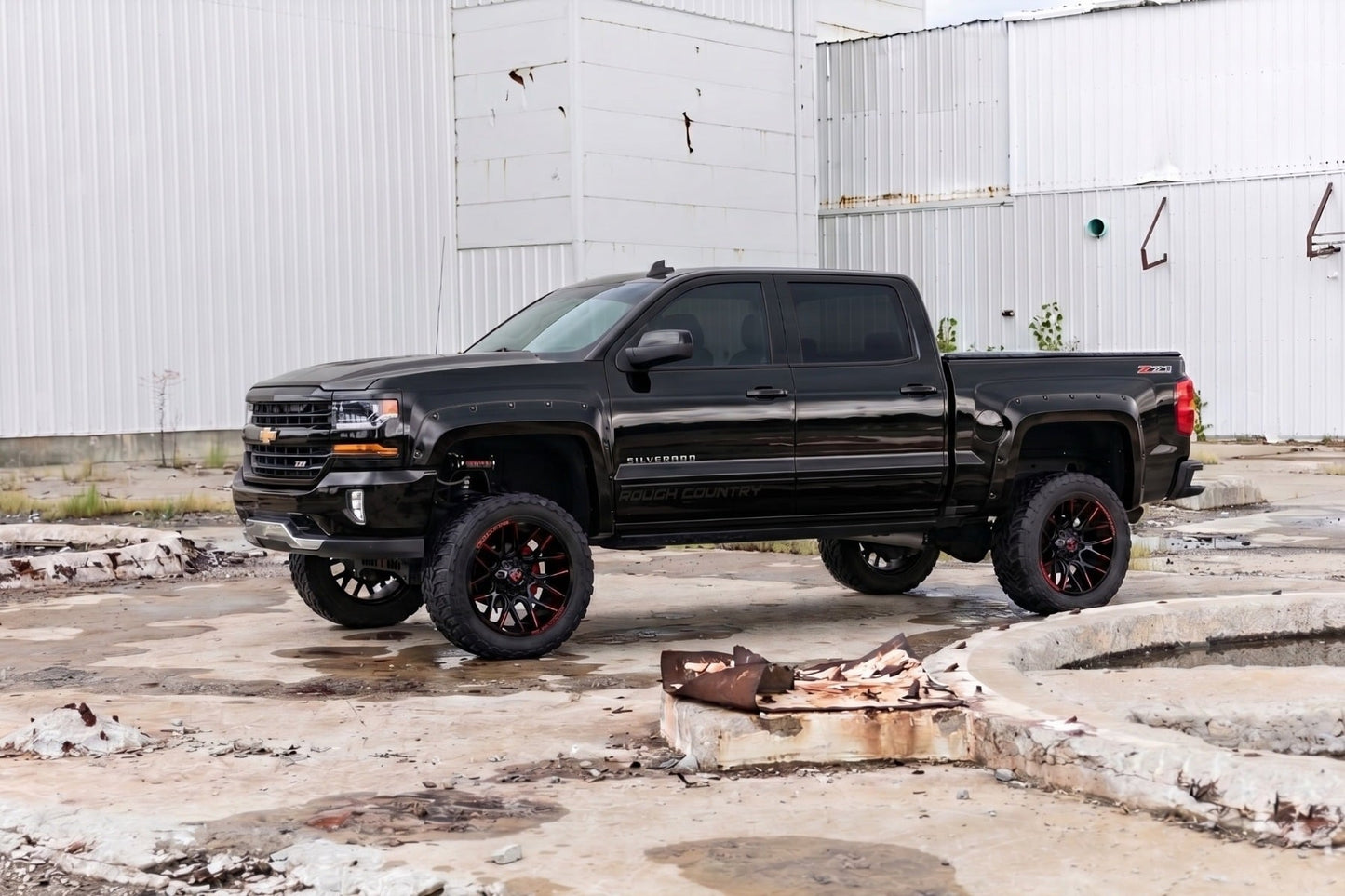 Pocket Fender Flares | 5'9" Bed | GBA Black | Chevy Silverado 1500 (14-18 & Classic) - Fender Flares (Image 5 of 6)