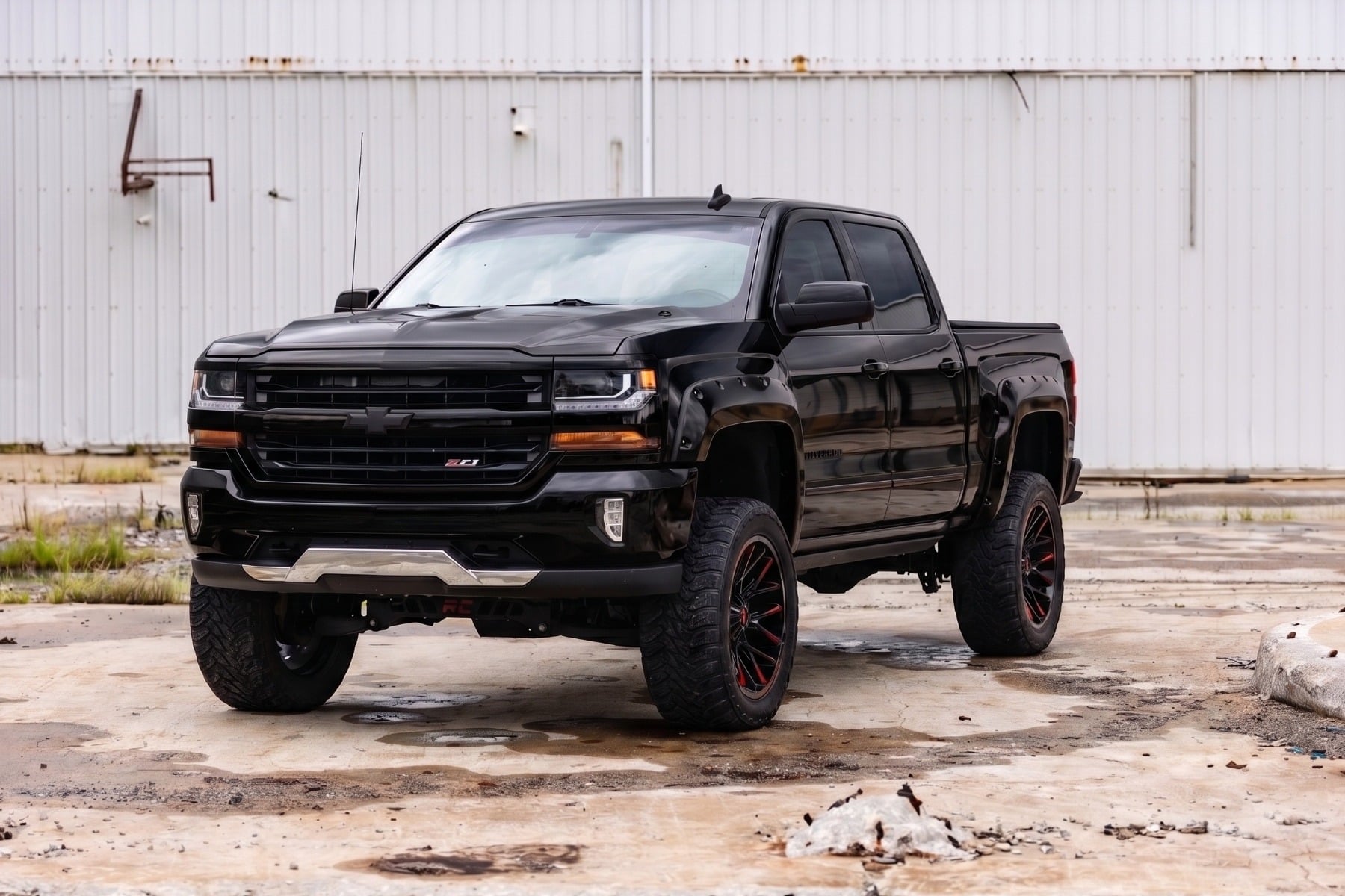 Pocket Fender Flares | 5'9" Bed | GBA Black | Chevy Silverado 1500 (14-18 & Classic) - Fender Flares (Image 4 of 6)