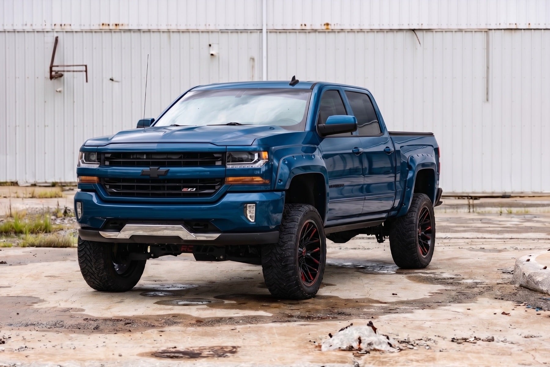 Pocket Fender Flares | 5'9" Bed | G1K Deep Ocean Blue | Chevy Silverado 1500 (14-18 & Classic) - Fender Flares (Image 3 of 5)
