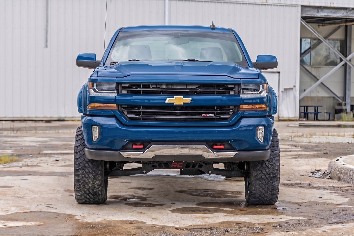 Pocket Fender Flares | 5'9" Bed | GA0 North-Sky Blue | Chevy Silverado 1500 (14-18 & Classic) - Fender Flares (Image 6 of 6)