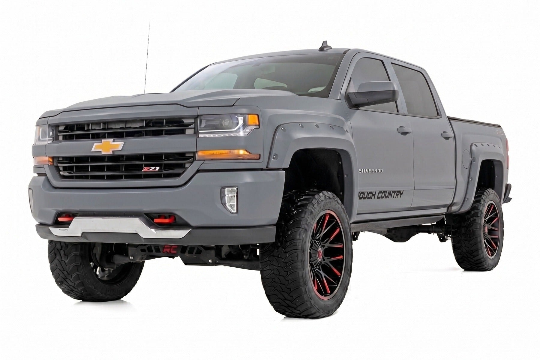 Pocket Fender Flares | 5'9" Bed | G1C Overcast | Chevy Silverado 1500 (14-18 & Classic) - Fender Flares (Image 2 of 6)