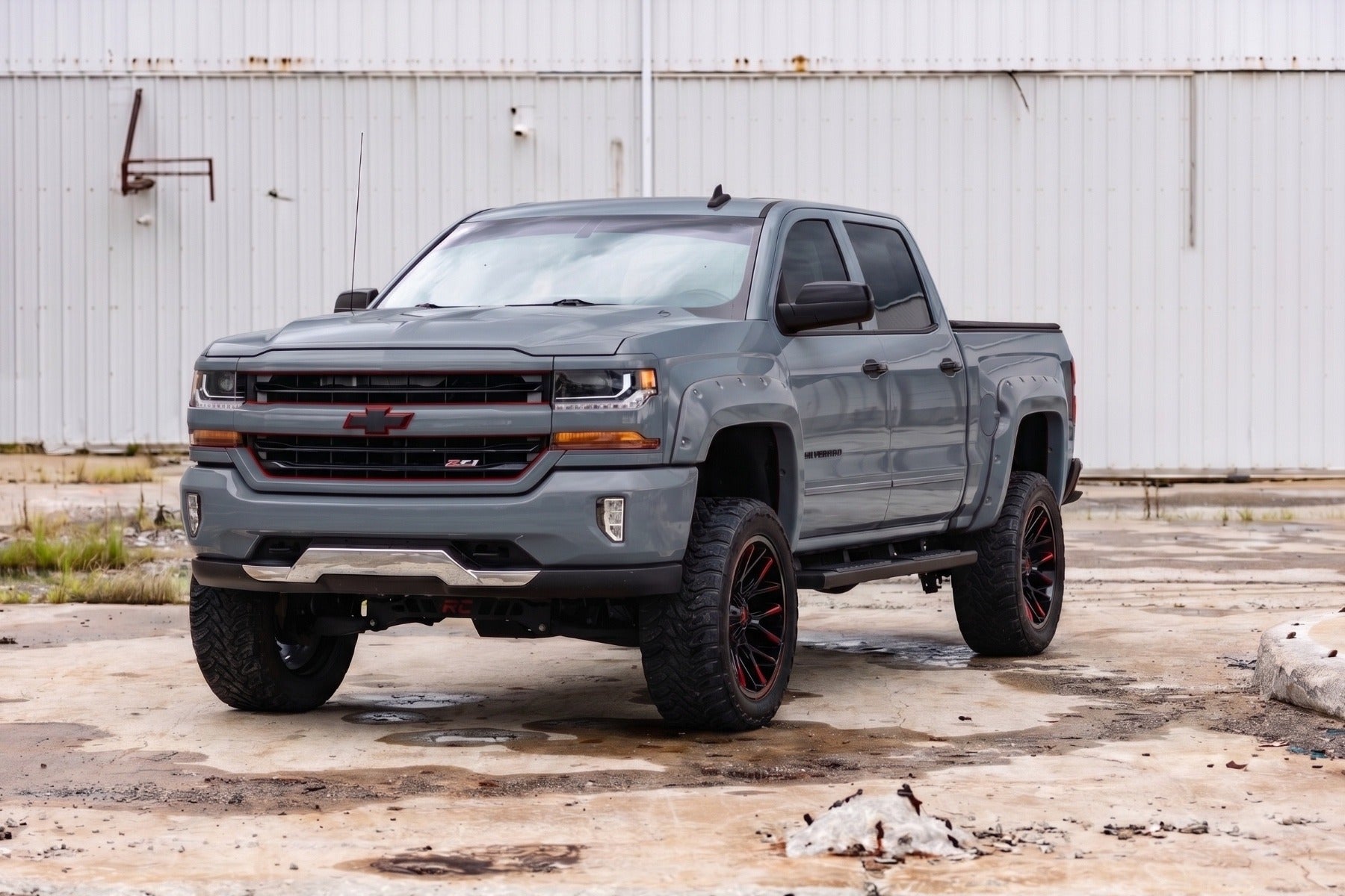 Pocket Fender Flares | 5'9" Bed | G1C Overcast | Chevy Silverado 1500 (14-18 & Classic) - Fender Flares (Image 4 of 6)