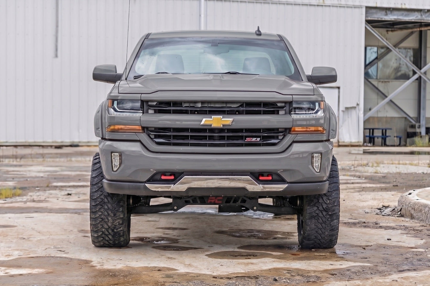 Pocket Fender Flares | 6'7" & 8' Bed | G1C Overcast | Chevy Silverado 1500 (14-18)/2500HD - Fender Flares (Image 6 of 6)