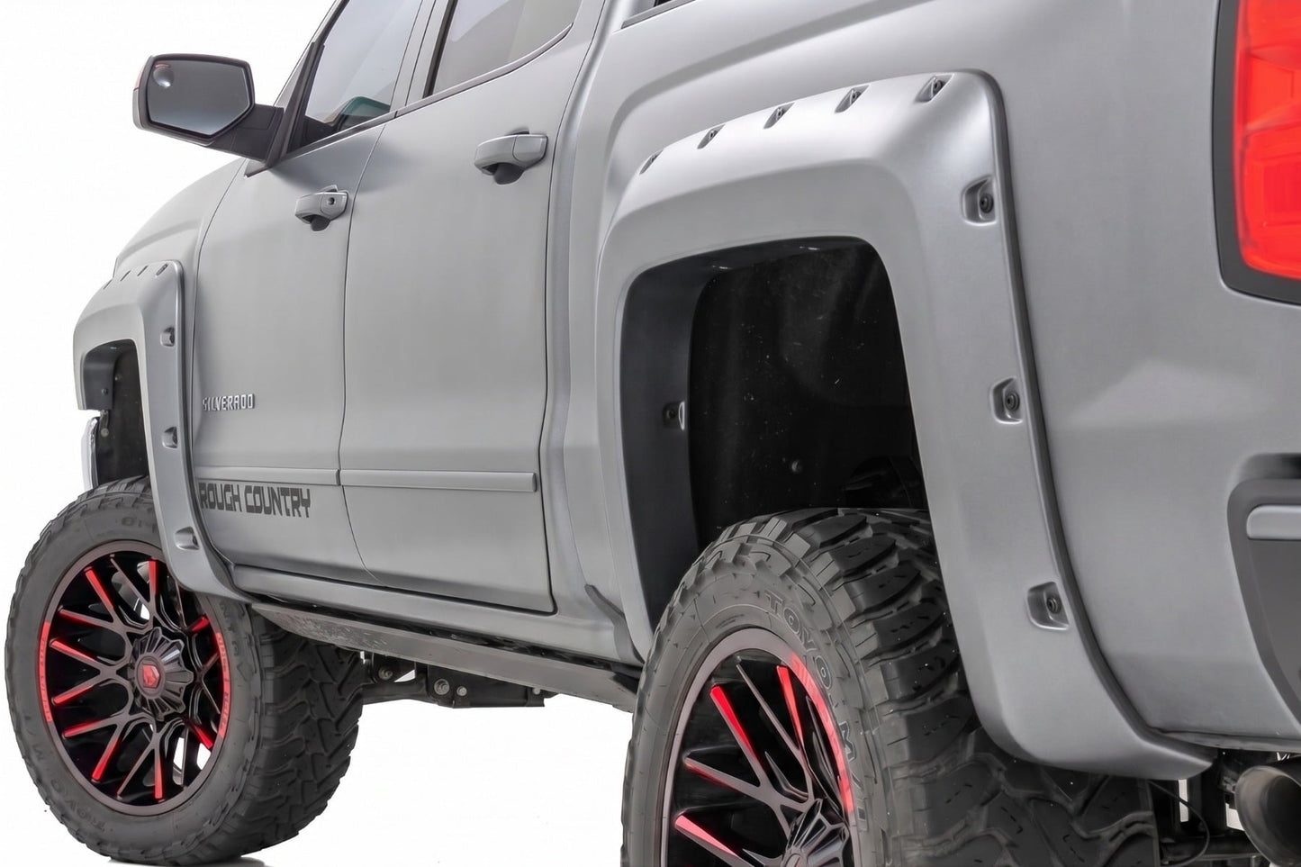 Pocket Fender Flares | 5'9" Bed | G9K Satin Steel | Chevy Silverado 1500 (14-18 & Classic) - Fender Flares (Image 1 of 6)