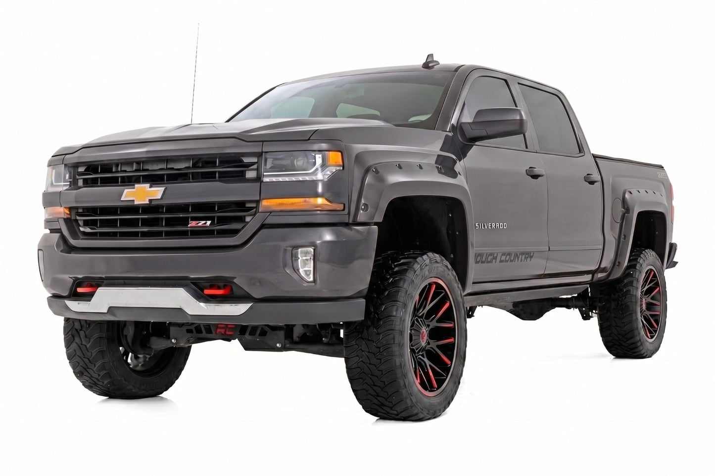 Pocket Fender Flares | 5'9" Bed | GJI Shadow Gray | Chevy Silverado 1500 (14-18 & Classic) - Fender Flares (Image 2 of 6)