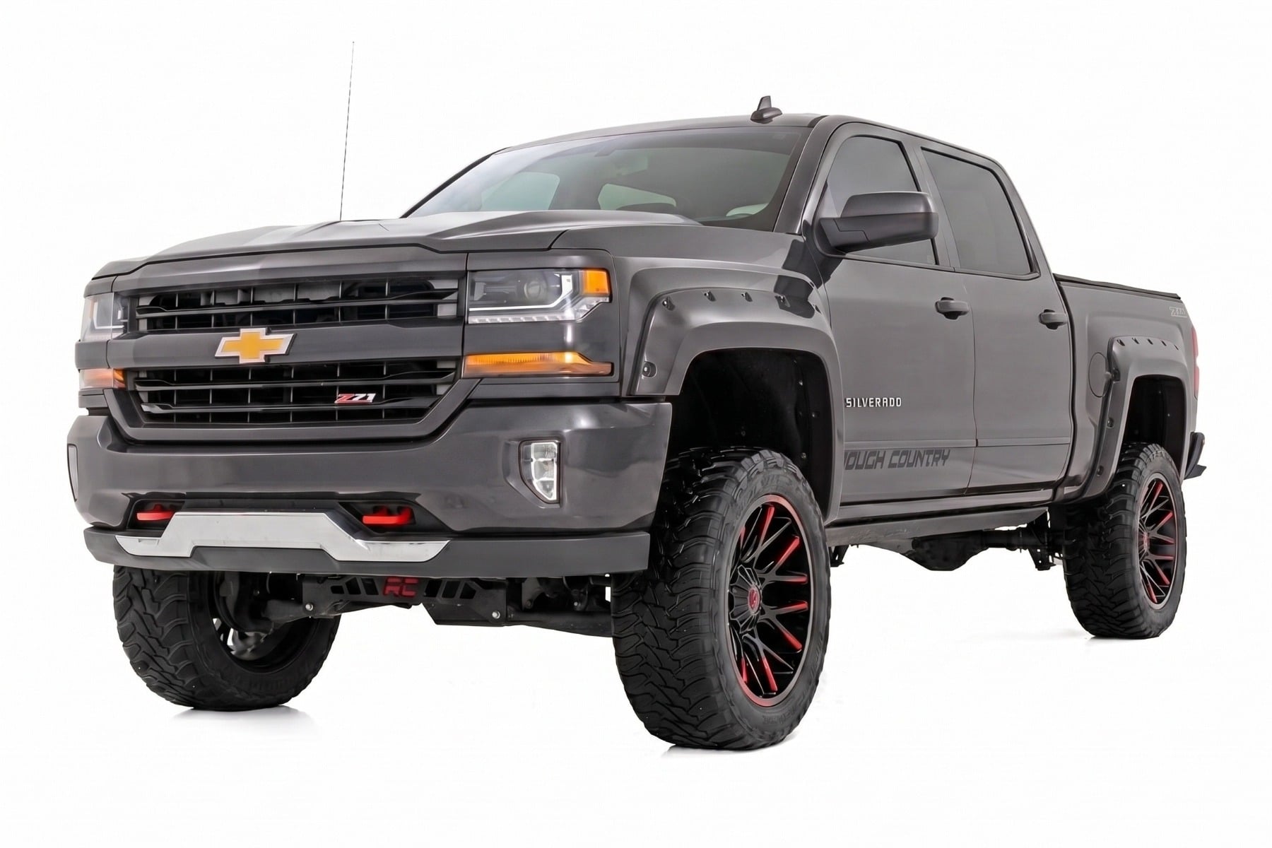 Pocket Fender Flares | 5'9" Bed | GJI Shadow Gray | Chevy Silverado 1500 (14-18 & Classic) - Fender Flares (Image 2 of 6)