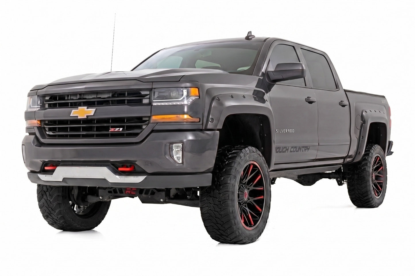 Pocket Fender Flares | 5'9" Bed | GJI Shadow Gray | Chevy Silverado 1500 (14-18 & Classic) - Fender Flares (Image 2 of 6)