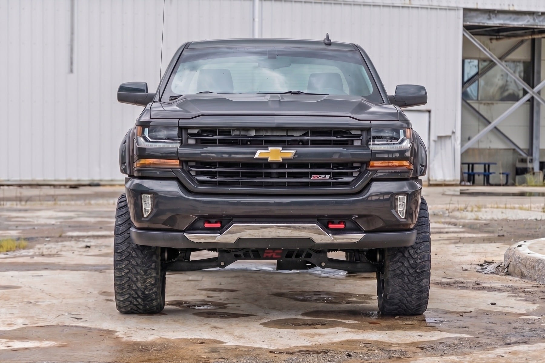 Pocket Fender Flares | 6'7" & 8' Bed | GJI Shadow Gray | Chevy Silverado 1500 (14-18)/2500HD - Fender Flares (Image 6 of 6)