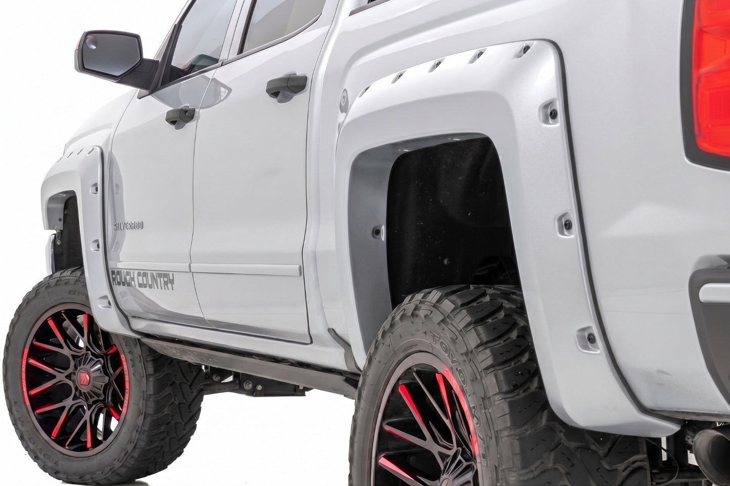 Pocket Fender Flares | 5'9" Bed | GAN Silver Ice Metallic | Chevy Silverado 1500 (14-18 & Classic) - Fender Flares (Image 1 of 6)