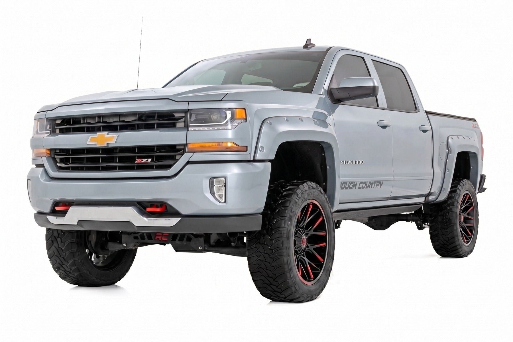 Pocket Fender Flares | 5'9" Bed | GAN Silver Ice Metallic | Chevy Silverado 1500 (14-18 & Classic) - Fender Flares (Image 2 of 6)