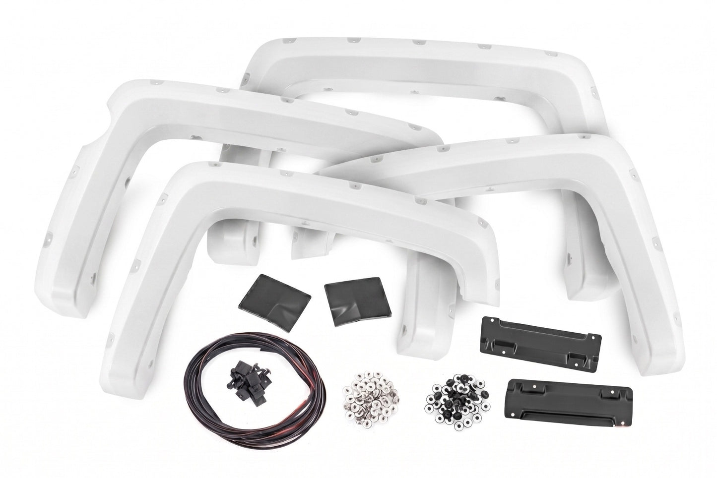 Pocket Fender Flares | 5'9" Bed | GAZ Summit White | Chevy Silverado 1500 (14-18 & Classic) - Fender Flares (Image 3 of 6)