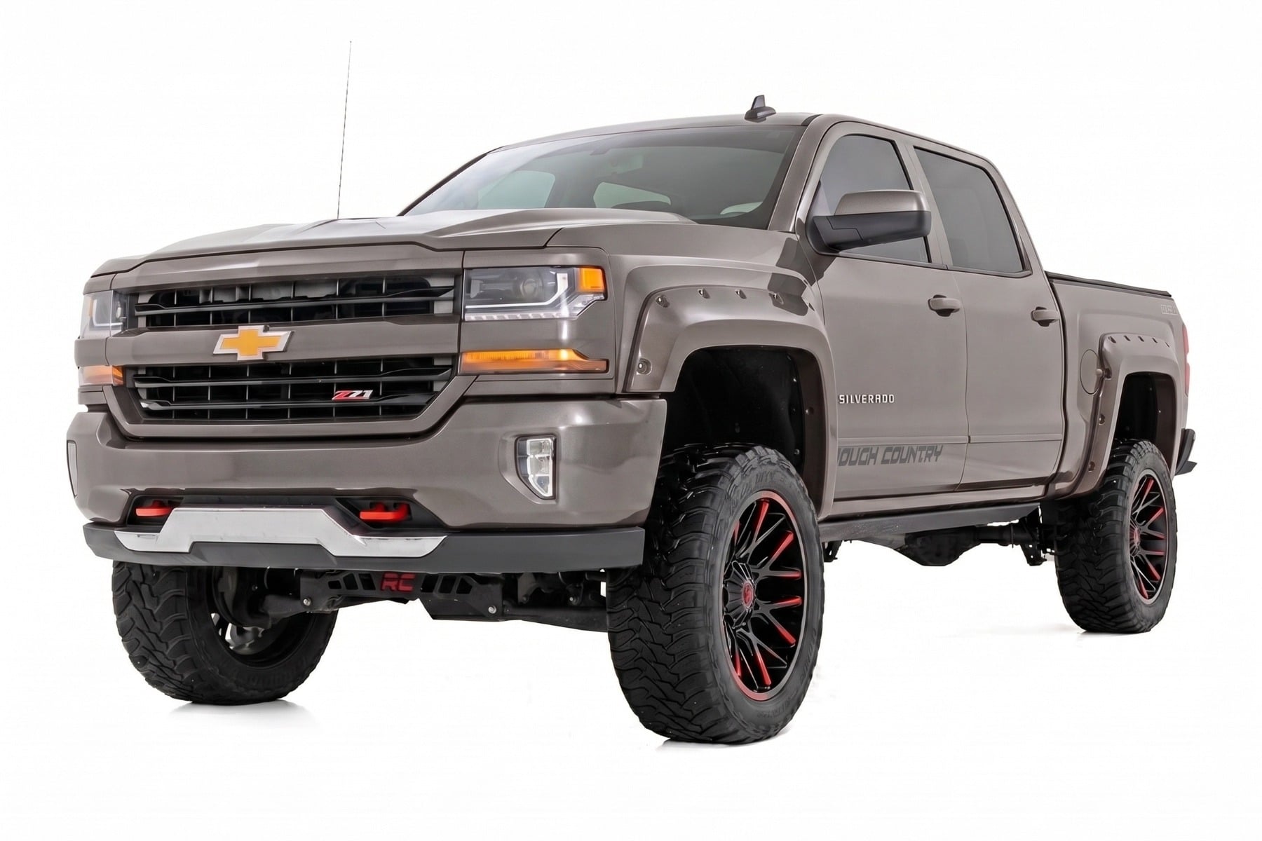 Pocket Fender Flares | 5'9" Bed | GXG Tungsten | Chevy Silverado 1500 (14-18 & Classic) - Fender Flares (Image 2 of 6)
