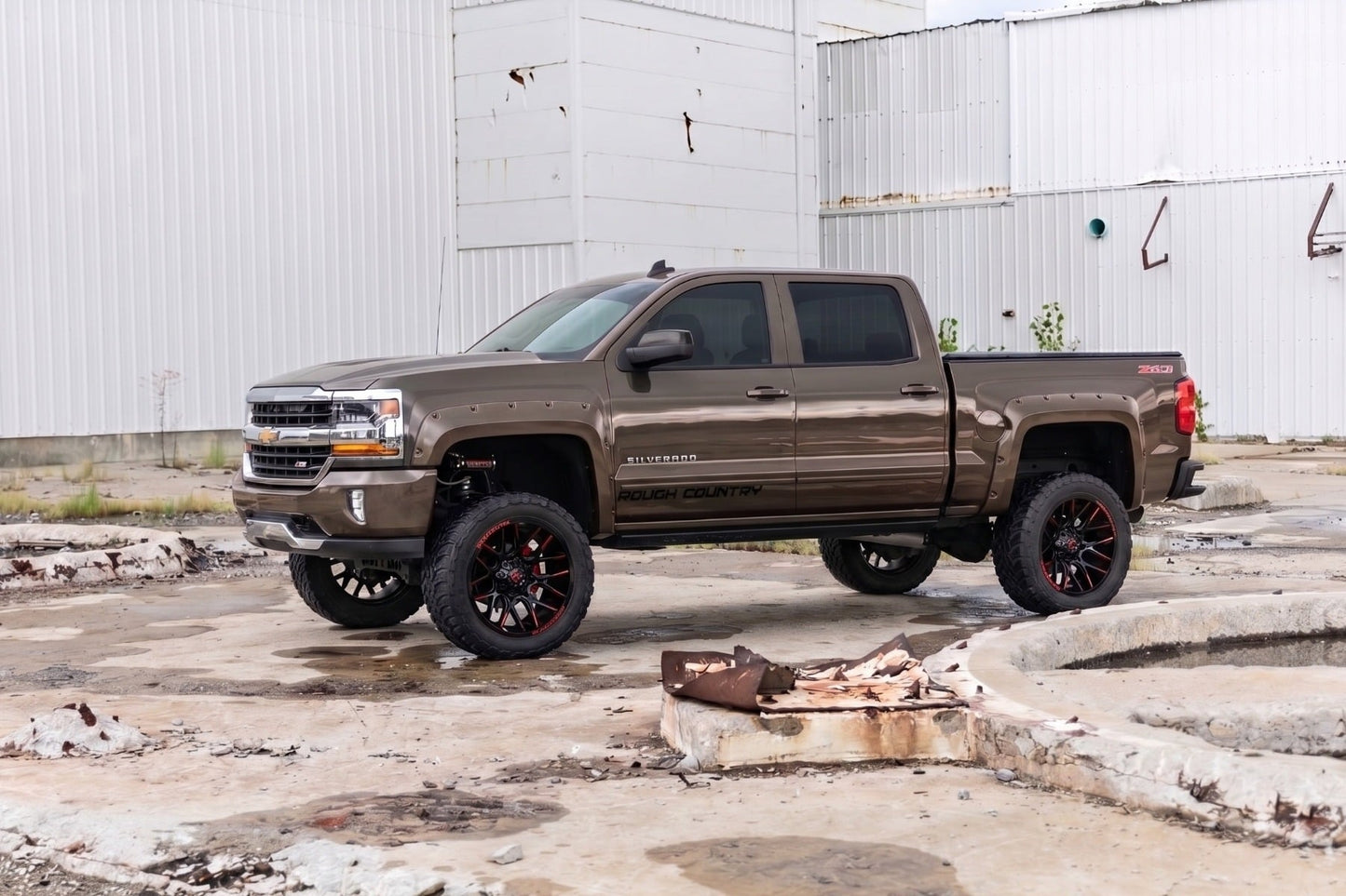Pocket Fender Flares | 5'9" Bed | GXG Tungsten | Chevy Silverado 1500 (14-18 & Classic) - Fender Flares (Image 5 of 6)
