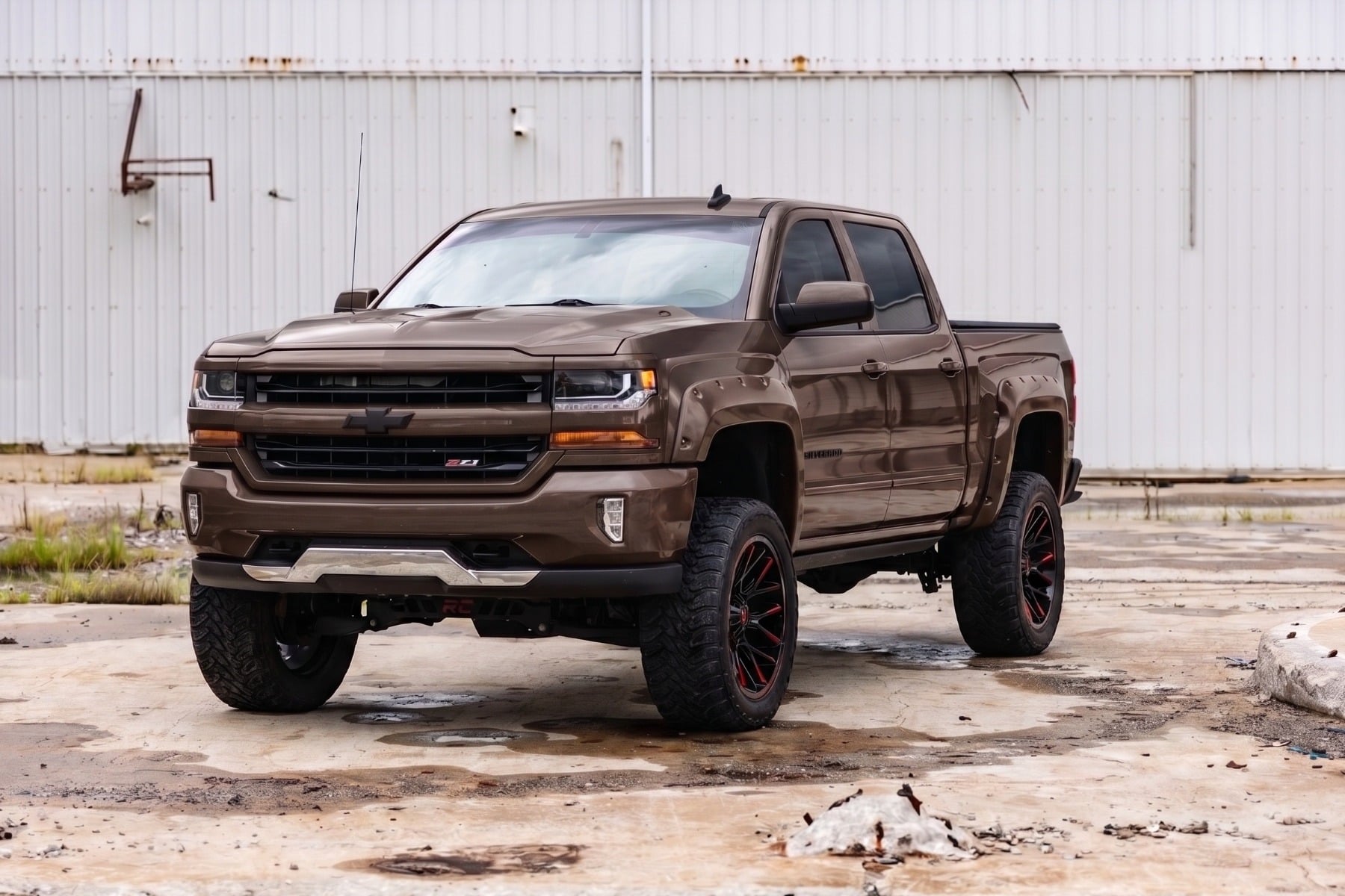 Pocket Fender Flares | 5'9" Bed | GXG Tungsten | Chevy Silverado 1500 (14-18 & Classic) - Fender Flares (Image 4 of 6)