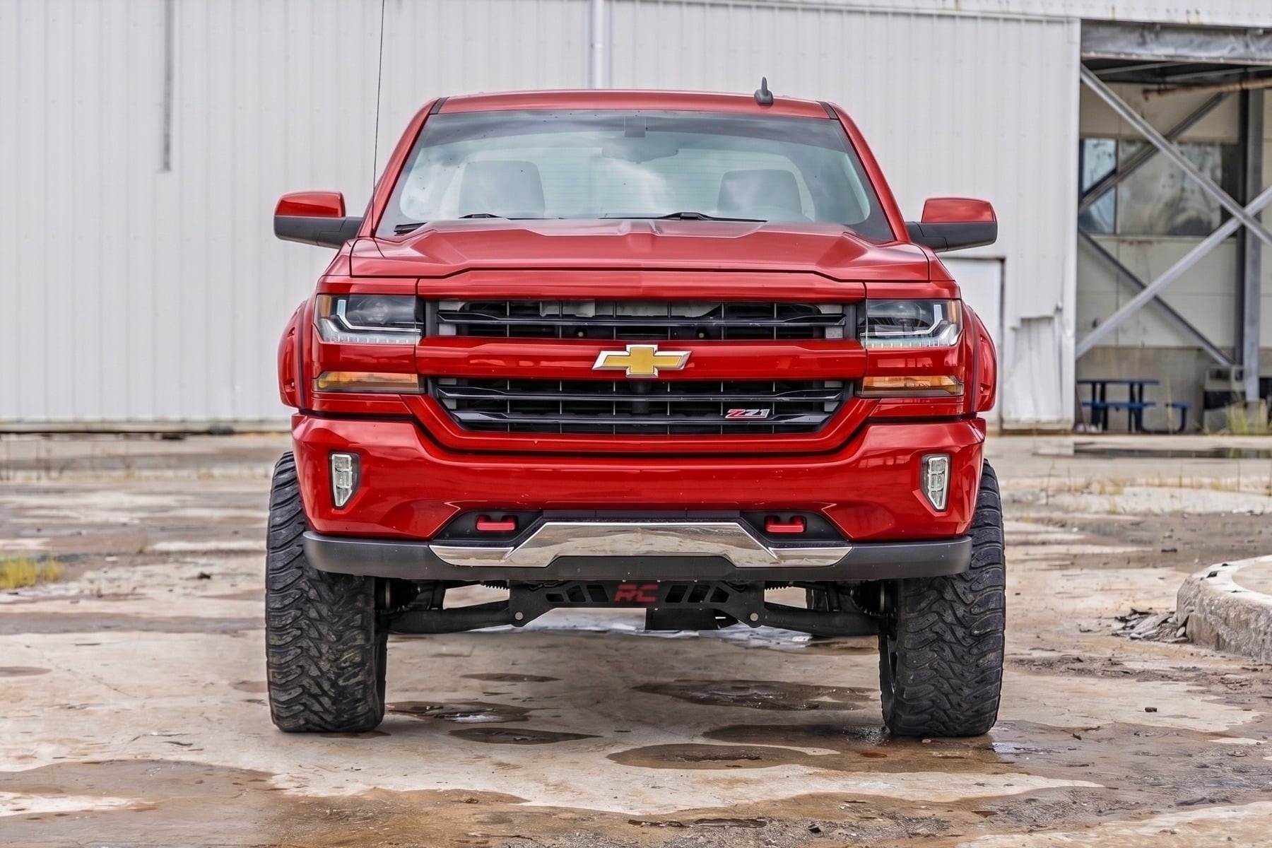 Pocket Fender Flares | 6'7" & 8' Bed | GCN Victory Red | Chevy Silverado 1500 (14-18)/2500HD - Fender Flares (Image 6 of 6)