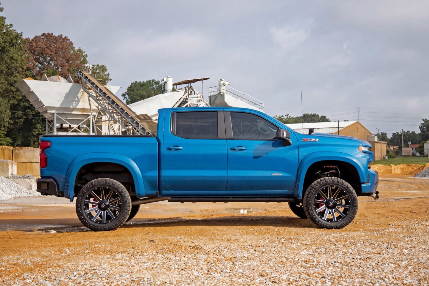 SF1 Fender Flares | GLT Glacier Blue | Chevy Silverado 1500 2WD/4WD (19-26) - Fender Flares (Image 6 of 6)