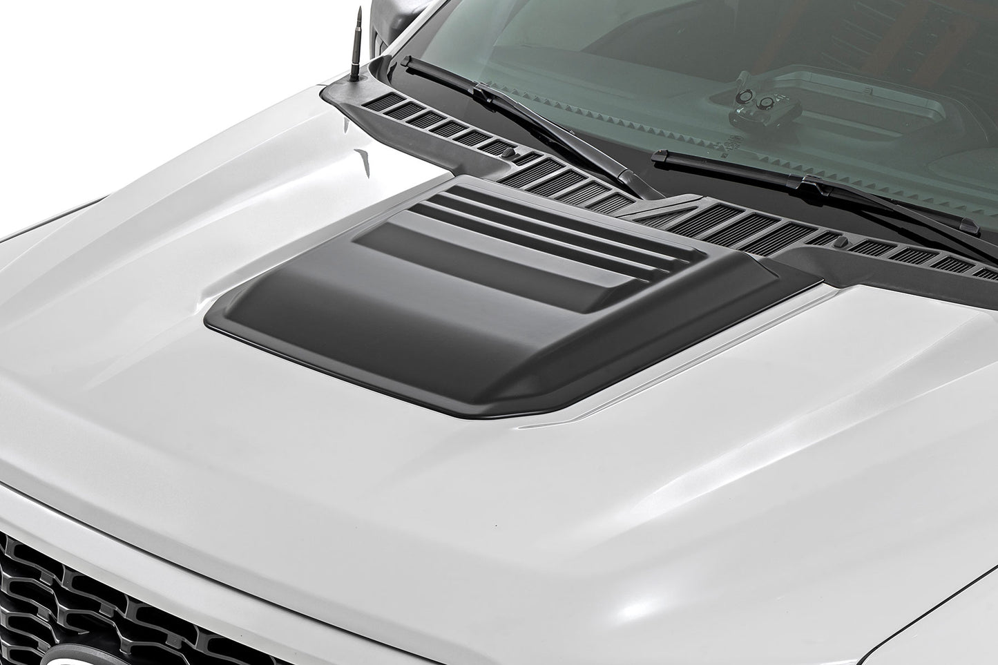 RC Hood Scoop | B3 Atlas Blue | Ford F-150 2WD/4WD (2021-2026) (manufacturer page)
